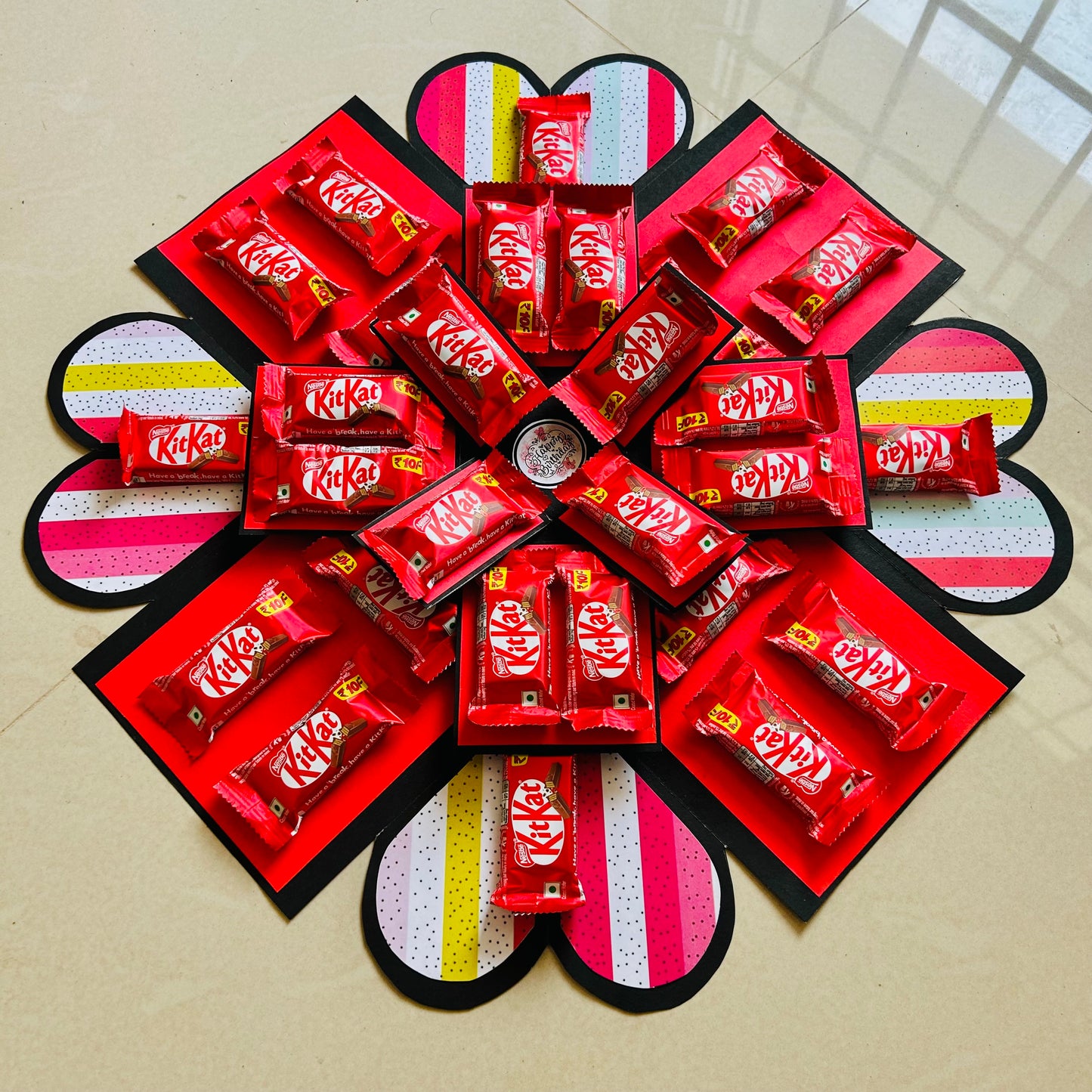 Kitkat Explosion Box