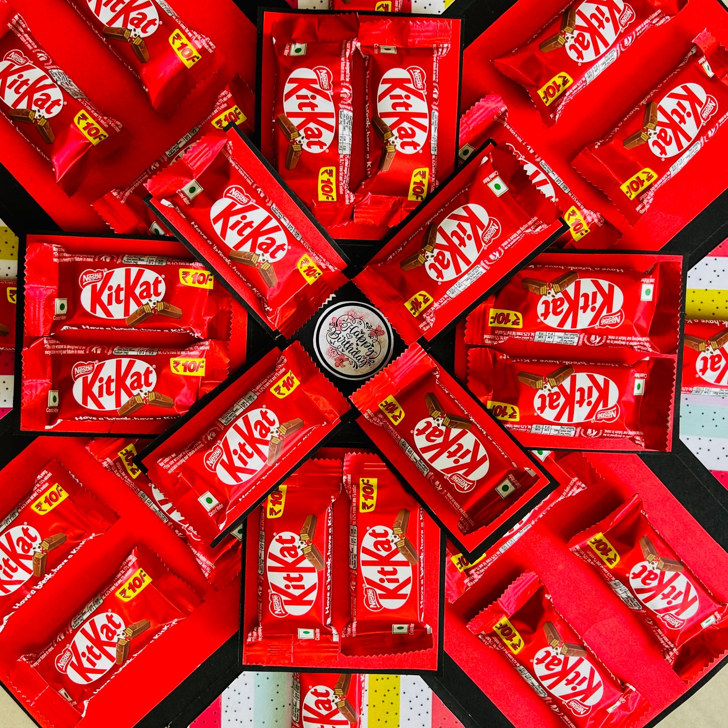 Kitkat Explosion Box