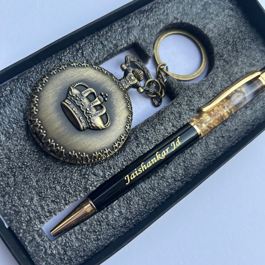 Combo of Pen and Clock keychain