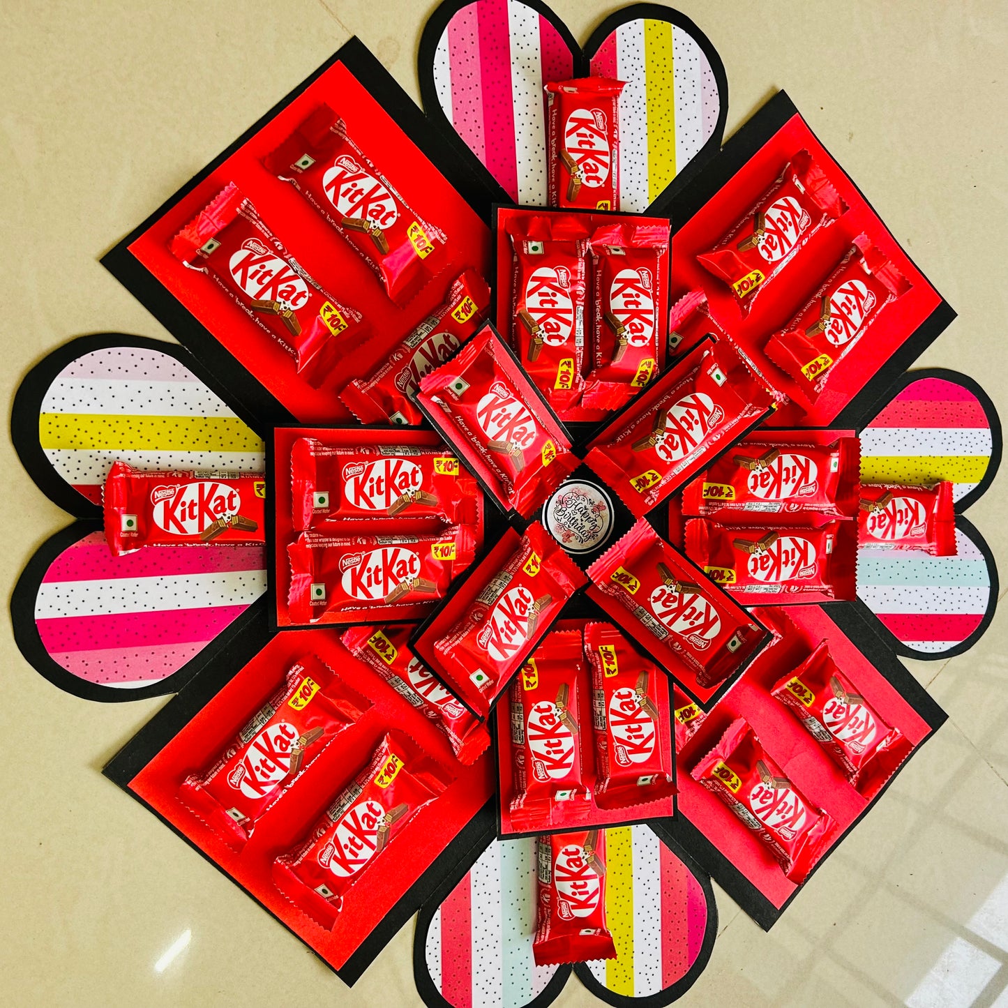 Kitkat Explosion Box