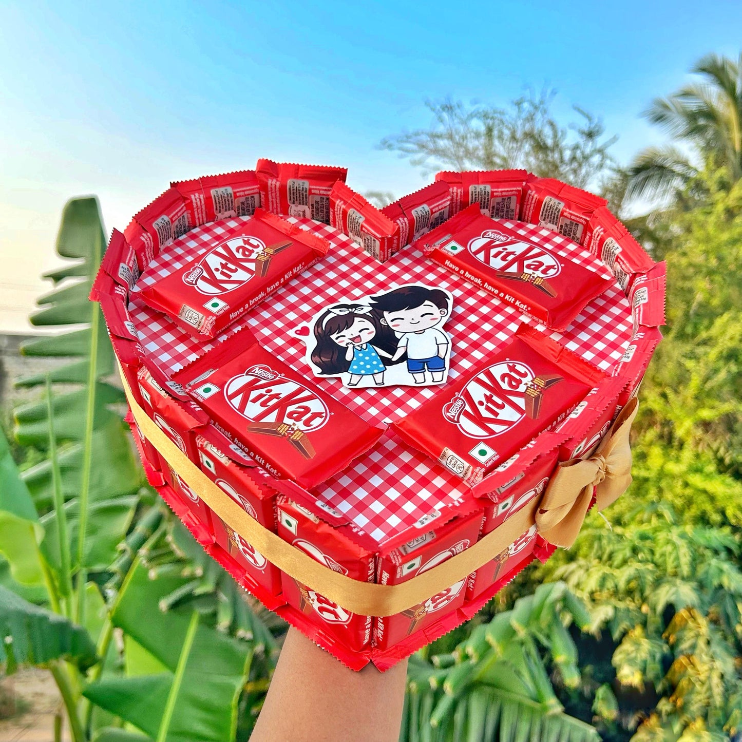 Heart Shape Chocolate Bouquet