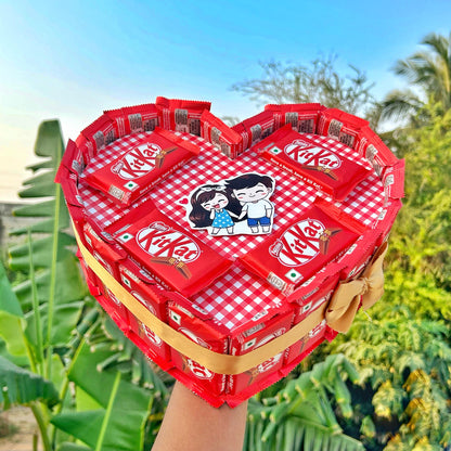 Heart Shape Chocolate Bouquet